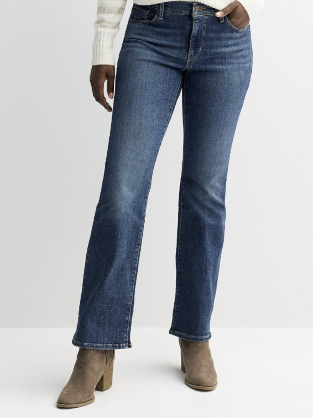Levi's Classic Straight Fit Boot Cut Denim Jeans